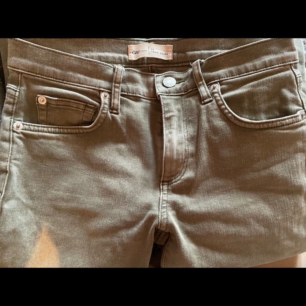 Gap green jeans